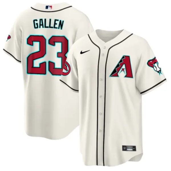 Arizona Diamondbacks #23 Zac Gallen White 2024 Cool Base Stitched Jersey