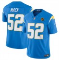 Los Angeles Chargers #52 Khalil Mack Light Blue 2023 F.U.S.E. With John Madden Patch Vapor Limited Stitched Jersey