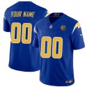 Los Angeles Chargers Custom Royal 2023 F.U.S.E. With John Madden Patch Vapor Limited Stitched Jersey