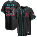 Arizona Diamondbacks #53 Christian Walker Black 2024 Cool Base Stitched Jersey