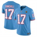 Tennessee Titans #17 Ryan Tannehill Blue 2023 F.U.S.E. Throwback With John Madden Patch Vapor Limited Stitched Jersey