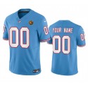 Tennessee Titans Custom Blue 2023 F.U.S.E. Throwback With John Madden Patch Vapor Limited Stitched Jersey