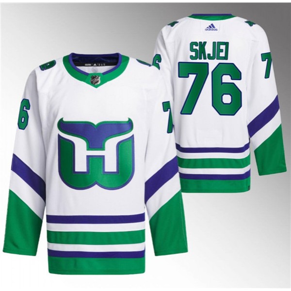 Carolina Hurricanes #76 Brady Skjei White 2023 24 Stitched Jersey