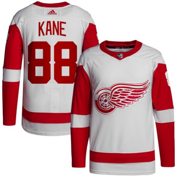 Detroit Red Wings #88 Patrick Kane White Stitched Jersey
