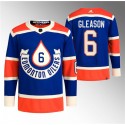 Edmonton Oilers #6 Ben Gleason 2023 Royal Heritage Classic Primegreen Stitched Jersey
