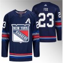 New York Rangers #23 Adam Fox Navy Stitched Jersey