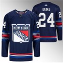 New York Rangers #24 Kaapo Kakko Navy Stitched Jersey