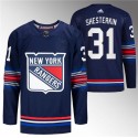New York Rangers #31 Igor Shesterkin Navy Stitched Jersey
