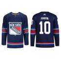 New York Rangers Custom Navy Stitched Jersey