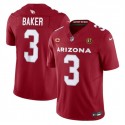 Arizona Cardinals #3 Budda Baker Red 2023 F.U.S.E. With 4-Star C Patch And John Madden Patch Vapor Limited Stitched Jersey