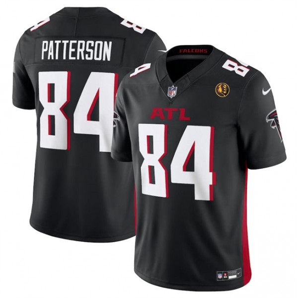 Atlanta Falcons #84 Cordarrelle Patterson Black 2023 F.U.S.E. With John Madden Patch Vapor Limited Stitched Jersey