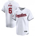Cleveland Guardians #6 David Fry White Cool Base Stitched Jersey