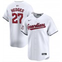 Cleveland Guardians #27 Austin Hedges White Cool Base Stitched Jersey