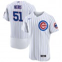 Chicago Cubs #51 Héctor Neris White Flex Base Stitched Jersey