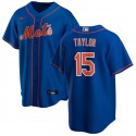 New York Mets #15 Tyrone Taylor Blue Cool Base Stitched Jersey