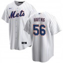 New York Mets #56 Grant Hartwig White Cool Base Stitched Jersey