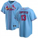 St. Louis Cardinals #13 Matt Carpenter Blue Cool Base Stitched Jersey