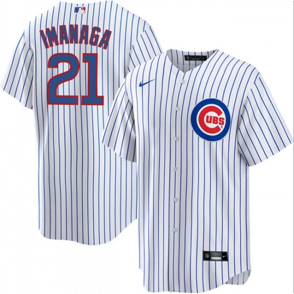 Chicago Cubs #21 Shōta Imanaga White Cool Base Stitched Jersey