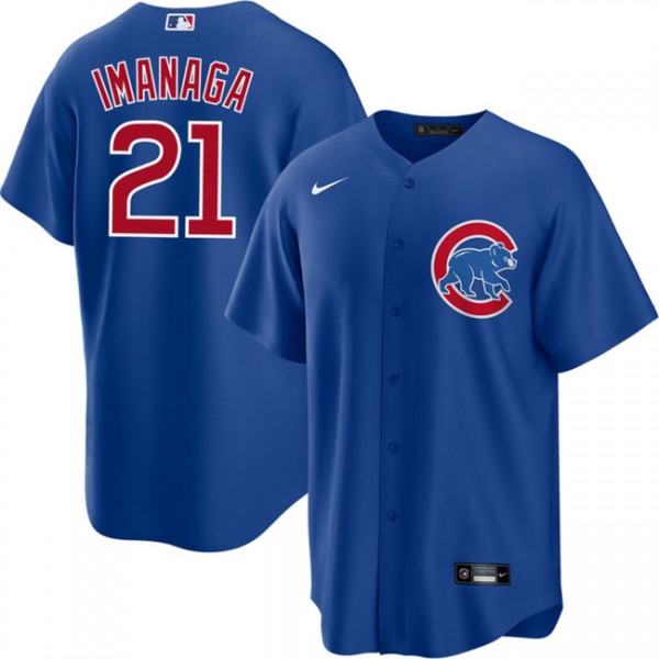 Chicago Cubs #21 Shōta Imanaga Blue Cool Base Stitched Jersey