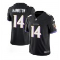 Baltimore Ravens #14 Kyle Hamilton Black 2023 F.U.S.E. Vapor Limited Stitched Jersey