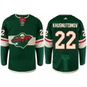 Minnesota Wild #22 Marat Khusnutdinov Green Stitched Jersey