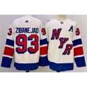 New York Rangers #93 Mika Zibanejad White 2023-2024 Stadium Series Stitched Jersey