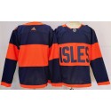 New York Islanders Blank Navy 2024 With Stadium Series Patch Stitched Jersey