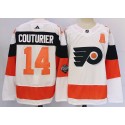 Philadelphia Flyers #14 Sean Couturier White 2023-2024 Stadium Series Stitched Jersey