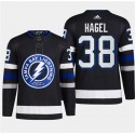 Tampa Bay Lightning #38 Brandon Hagel Black Alternate Premier Breakaway Stitched Jersey