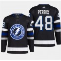 Tampa Bay Lightning #48 Nick Perbix Black Alternate Premier Breakaway Stitched Jersey