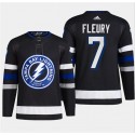 Tampa Bay Lightning #7 Haydn Fleury Black Alternate Premier Breakaway Stitched Jersey