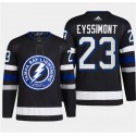 Tampa Bay Lightning #23 Michael Eyssimont Black Alternate Premier Breakaway Stitched Jersey