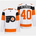 Philadelphia Flyers #40 Cal Petersen White 2024 Stadium Series Stitched Jersey
