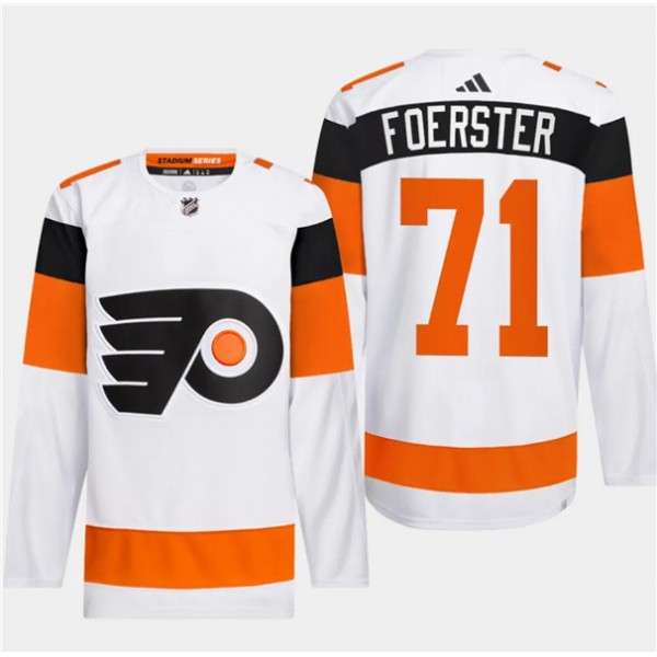 Philadelphia Flyers #71 Tyson Foerster White 2024 Stadium Series Stitched Jersey