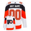 Philadelphia Flyers Custom White 2024 Stadium Series Stitched Jersey