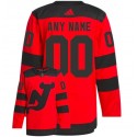 New Jersey Devils Custom Red 2023-2024 Stadium Series Stitched Jersey