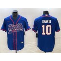 Buffalo Bills #10 Khalil Shakir With Patch Cool Base Stitched Jersey