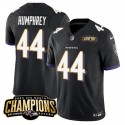 Baltimore Ravens #44 Marlon Humphrey Black 2023 F.U.S.E. AFC North Champions Vapor Limited Stitched Jersey