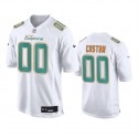 Miami Dolphins Custom White Fashion Vapor Untouchable Stitched Jersey
