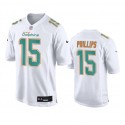 Miami Dolphins #15 Jaelan Phillips White Fashion Vapor Untouchable Stitched Jersey