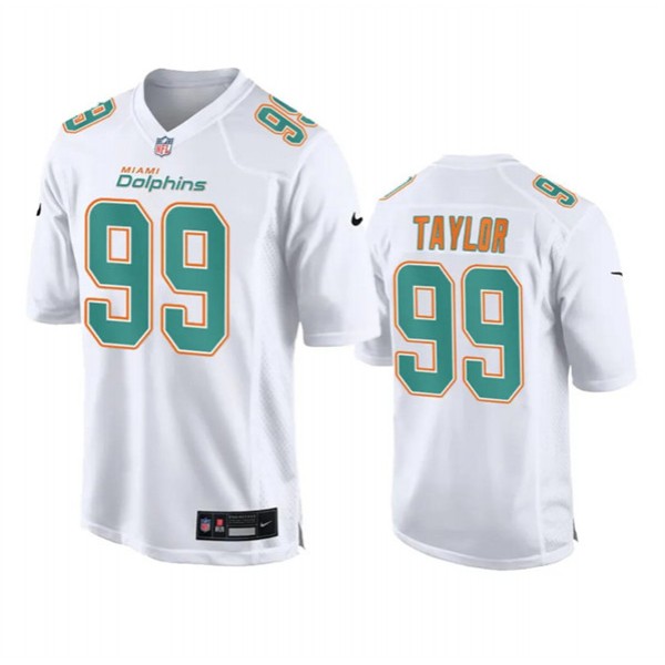 Miami Dolphins #99 Jason Taylor White Fashion Vapor Untouchable Stitched Jersey
