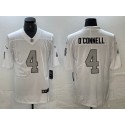 Las Vegas Raiders #4 Aidan O'Connell White Vapor Untouchable Stitched Jersey