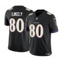 Baltimore Ravens #80 Isaiah Likely Black 2023 F.U.S.E. Vapor Limited Stitched Jersey