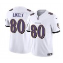 Baltimore Ravens #80 Isaiah Likely White 2023 F.U.S.E. Vapor Limited Stitched Jersey