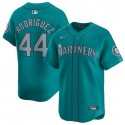 Seattle Mariners #44 Julio Rodríguez Aqua Alternate Limited Stitched Jersey