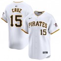 Pittsburgh Pirates #15 Oneil Cruz White Home Limited Stitched Jersey