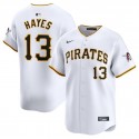 Pittsburgh Pirates #13 Ke'Bryan Hayes White Home Limited Stitched Jersey