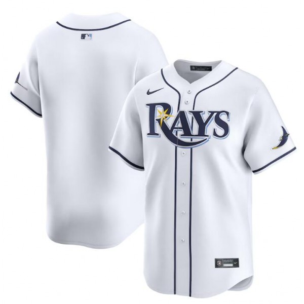 Tampa Bay Rays Blank White Home Limited Stitched Jersey