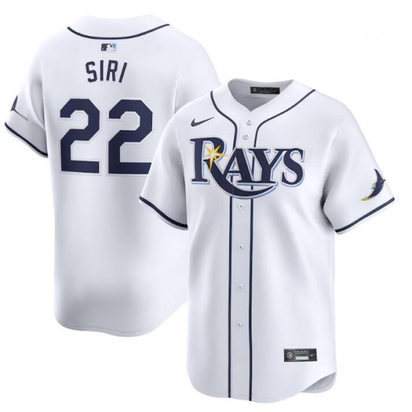Tampa Bay Rays #22 Jose Siri White Home Limited Stitched Jersey