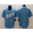 Kansas City Royals Blank Light Blue 2024 Alternate Limited Stitched Jersey